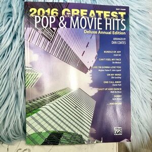 Easy Piano, 2016, Greatest Pop And‎ Movie Hits, Piano Book, 108 Pages